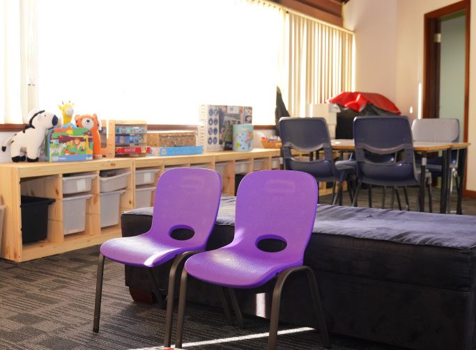 The School Care room at 122 Waterloo Street